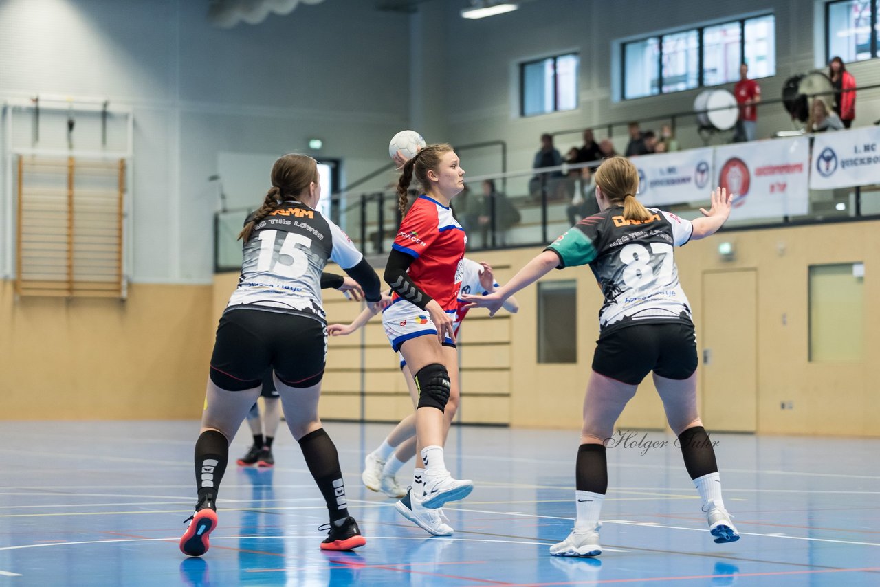Bild 67 - wBJ HC Quickborn - HSG Tills Loew. : Ergebnis: 19:20